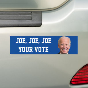 Joe, Joe, Joe Your Vote Autoaufkleber