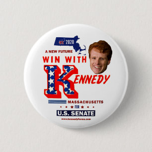 Joe Kennedy für US-Senat Massachusetts 2020 Button