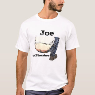 Joe le T-shirt de ButtCrack de plombier