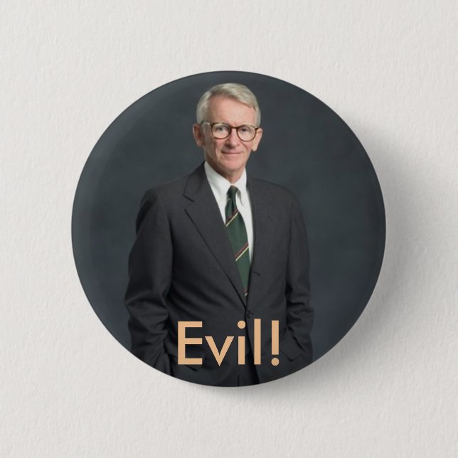 Joe Riley, Übel! Button (Vorderseite)