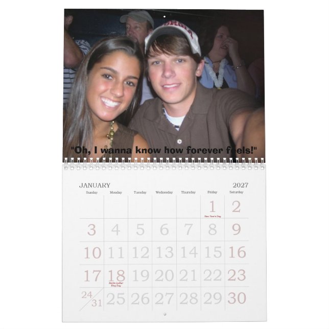 Joe u. Natalia Kalender (Jan 2027)