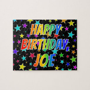 "JOE" Vorname, Spaß "GLÜCKLICHER BIRTHTAG"