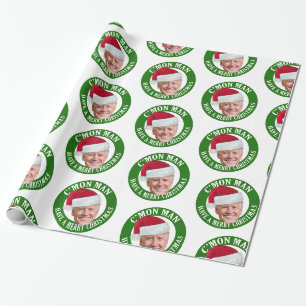 Joe Weihnachtsmannmütze - C'mon Man Schöne Weihn Geschenkpapier