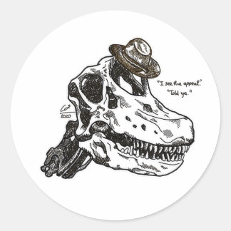 JOEL DINOSAUR | DER LETZTE TEIL 2 RUNDER AUFKLEBER