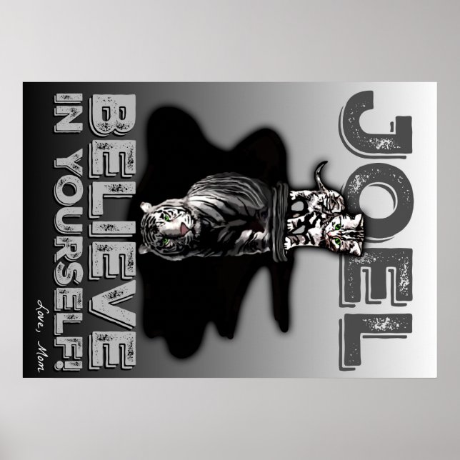 Joel- Glaube an dich selbst! Benutzerdefiniertes P Poster (Vorne)