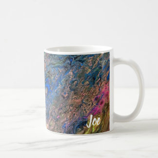 Joe's Abstrakte Kunst - Blue Rush - Coffee Cups Kaffeetasse