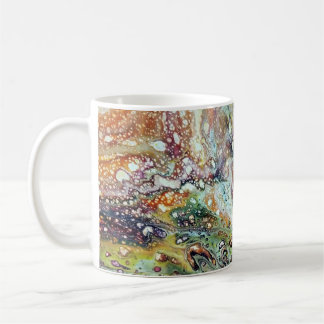 Joe's Abstrakte Kunst - Goldwaves - Kaffeekuppen Kaffeetasse