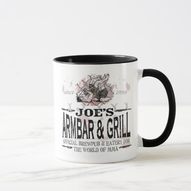 Joes Armbar u. Grill MIXED MARTIAL ARTS Gang Tasse (Rechts)