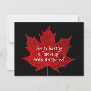 Joe's Maple Leaf Einladung