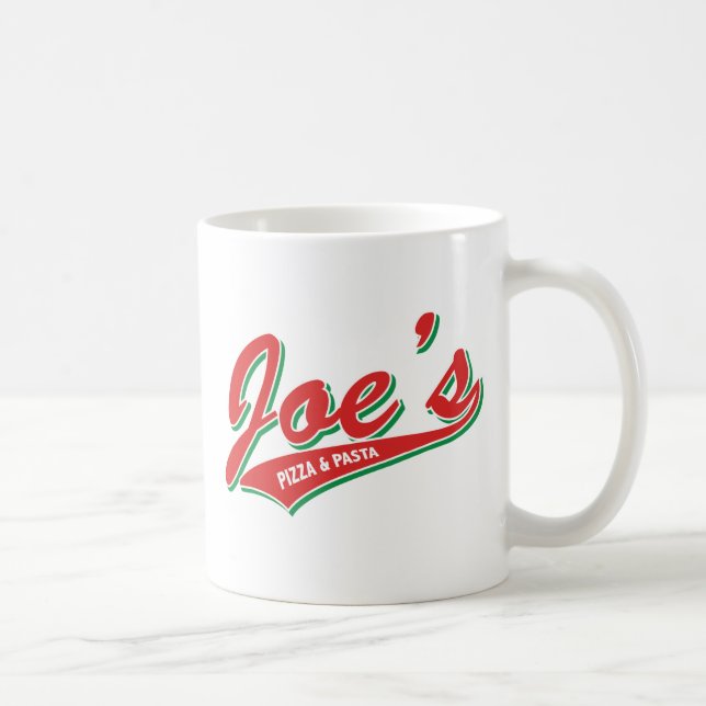 Joes Pizza u. Teigwaren Kaffeetasse (Rechts)