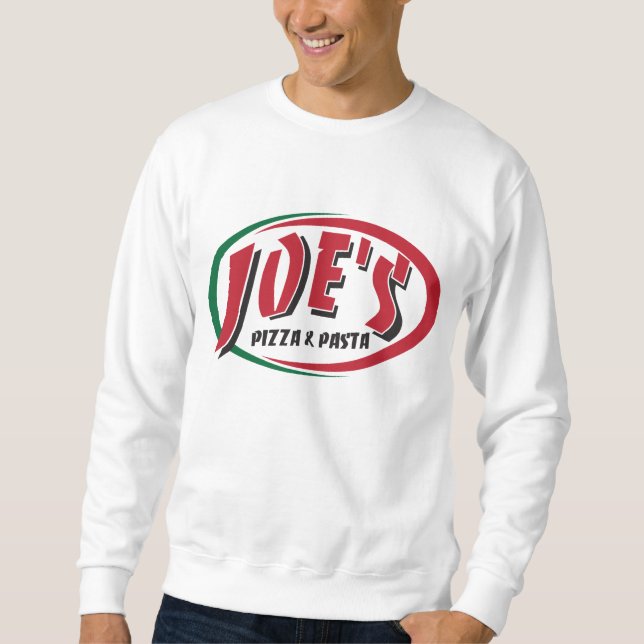 Joes Pizza u. Teigwaren Sweatshirt (Vorderseite)