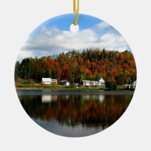 Joes Teich - Danville, Vermont Keramik Ornament (Vorne)