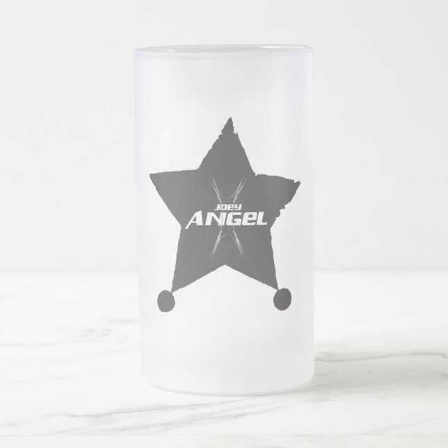 JOEY ENGELS-GEFRIERMASCHINEN-TASSE! MATTGLAS BIERGLAS (Mittel)