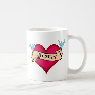 Joey - kundenspezifische Herz-Tätowierungs-T - Kaffeetasse