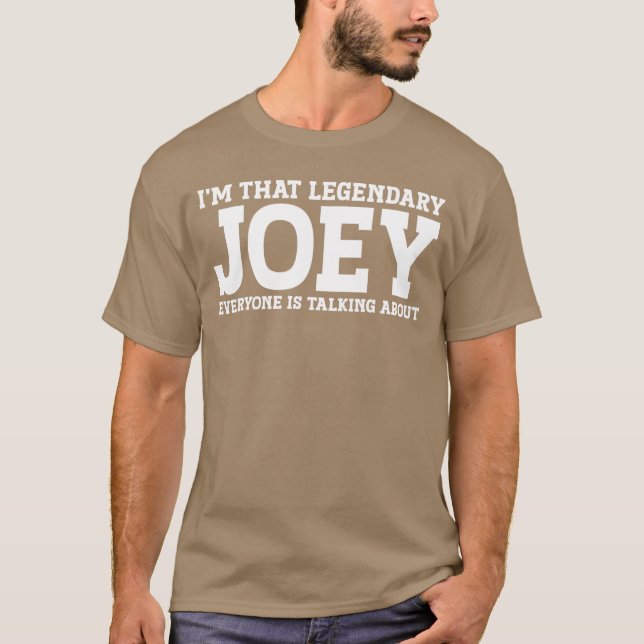Joey Personal Name Funny Joey family T-Shirt (Vorderseite)