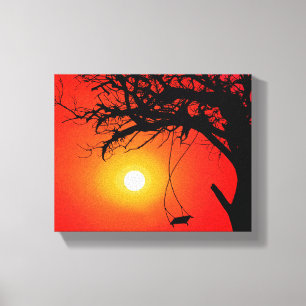 Joey Tree Wrapped Canvas Leinwanddruck