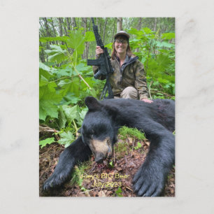 Joey's BIG Alaskan Bear Postkarte