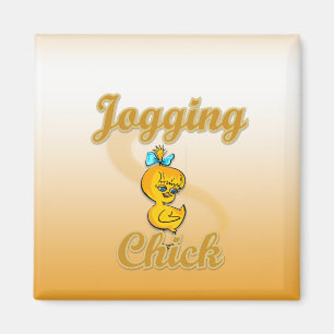 Joggen Chick Magnet