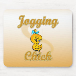 Joggen Chick Mousepad
