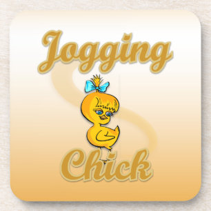 Joggen Chick Untersetzer