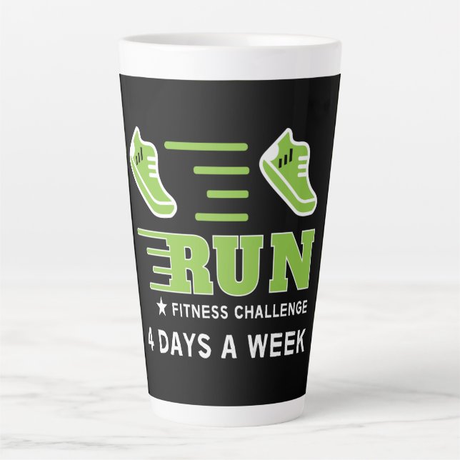 Joggen Motivierend Support Tasse-Throw-Pil anschli Milchtasse (Vorderseite)
