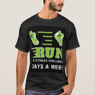 Joggen Motivierend Support Tasse-Throw-Pil anschli T-Shirt