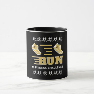 Joggen Motivierend Unterstützung Tasse Bad Towe