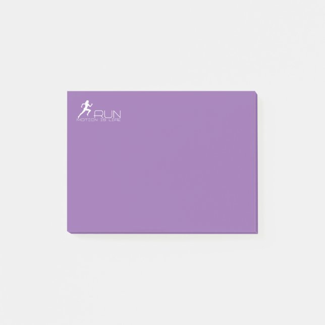 Joggen Post-it Klebezettel (Vorderseite)
