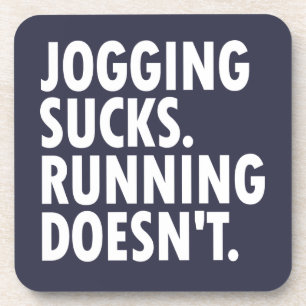 Joggen Sind zum Kotzen. Lauf nicht. Untersetzer