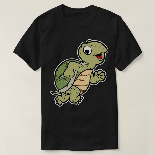 Joggen Turtle T-Shirt (Design vorne)