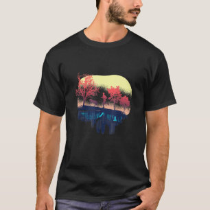 Joggen- und Hundesport auf dem Feld T-Shirt