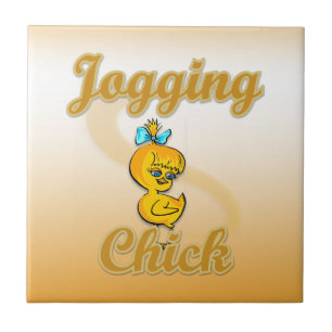 Jogging Chick Fliese