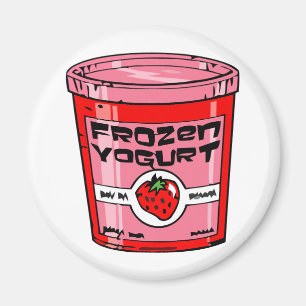 Jogurt gefroren magnet