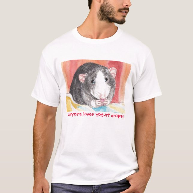 Jogurt-Tropfen-Shirt T-Shirt (Vorderseite)
