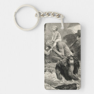 Joh Mogk Christus Heiliger Christophorus Schlüsselanhänger