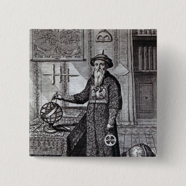 Johann Adam Schall von Bell Button (Vorderseite)