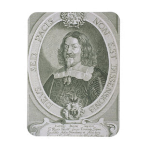 Johann Adler Salvius (1590-1652) von 'Porträts d Magnet