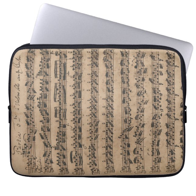 Johann Sebastian Bach - BWV 1006a Laptopschutzhülle (Vorderseite)