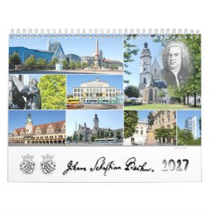 Johann Sebastian Bach Cities & Places, 2026 Kalender