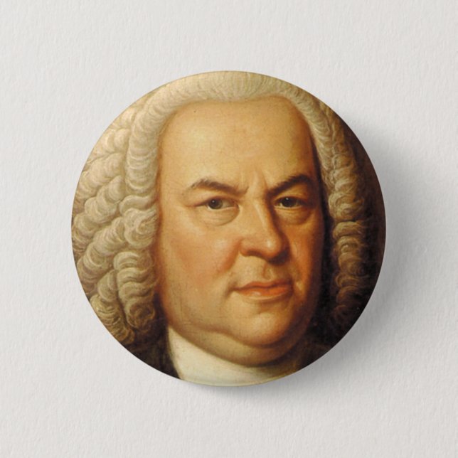 Johann Sebastian Bach-Einzelteile Button (Vorderseite)