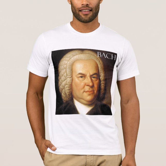 Johann Sebastian Bach-Einzelteile T-Shirt (Vorderseite)