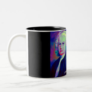 Johann Sebastian Bach et tasse de café de citation