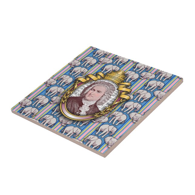 Johann Sebastian BACH Fliese (Seite)
