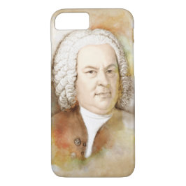 Johann Sebastian Bach im Aquarell Stil Case-Mate iPhone Hülle