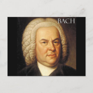 Johann Sebastian Bach Items Postkarte
