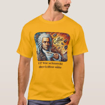 Johann Sebastian Bach Kaffee Men's Basic T - Shirt