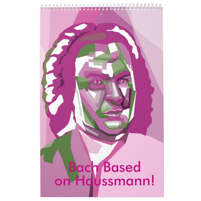 Johann Sebastian Bach, moderner Kalender (Titelbild)