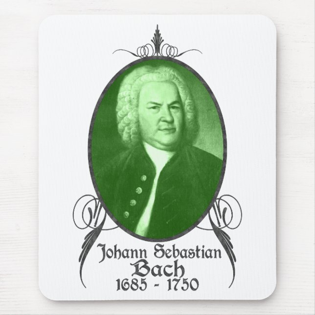 Johann Sebastian Bach Mousepad (Vorne)
