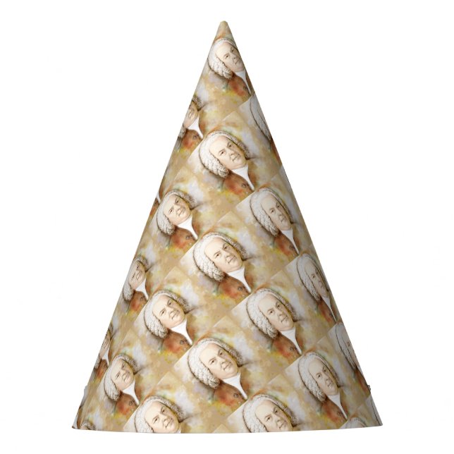 Johann Sebastian Bach Partyhütchen (Vorderseite)