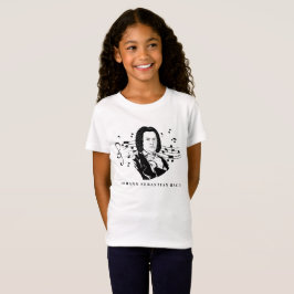 Johann Sebastian Bach Portrait and Bust with Notes T-Shirt